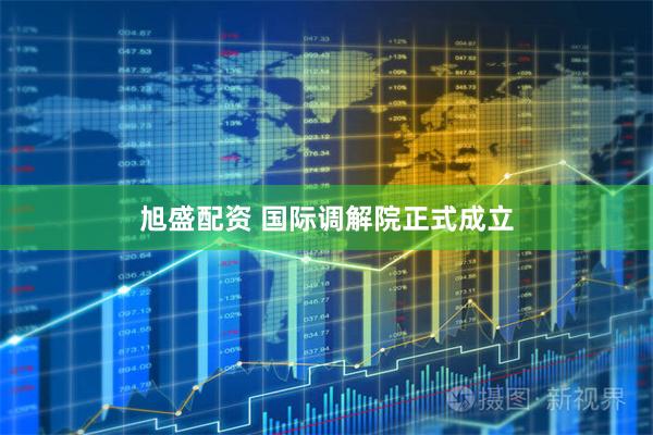 旭盛配资 国际调解院正式成立